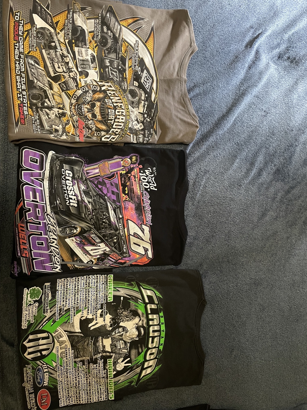 Kids Racing Graphic Tee - Black/Grey - (Brand Unspecified)
